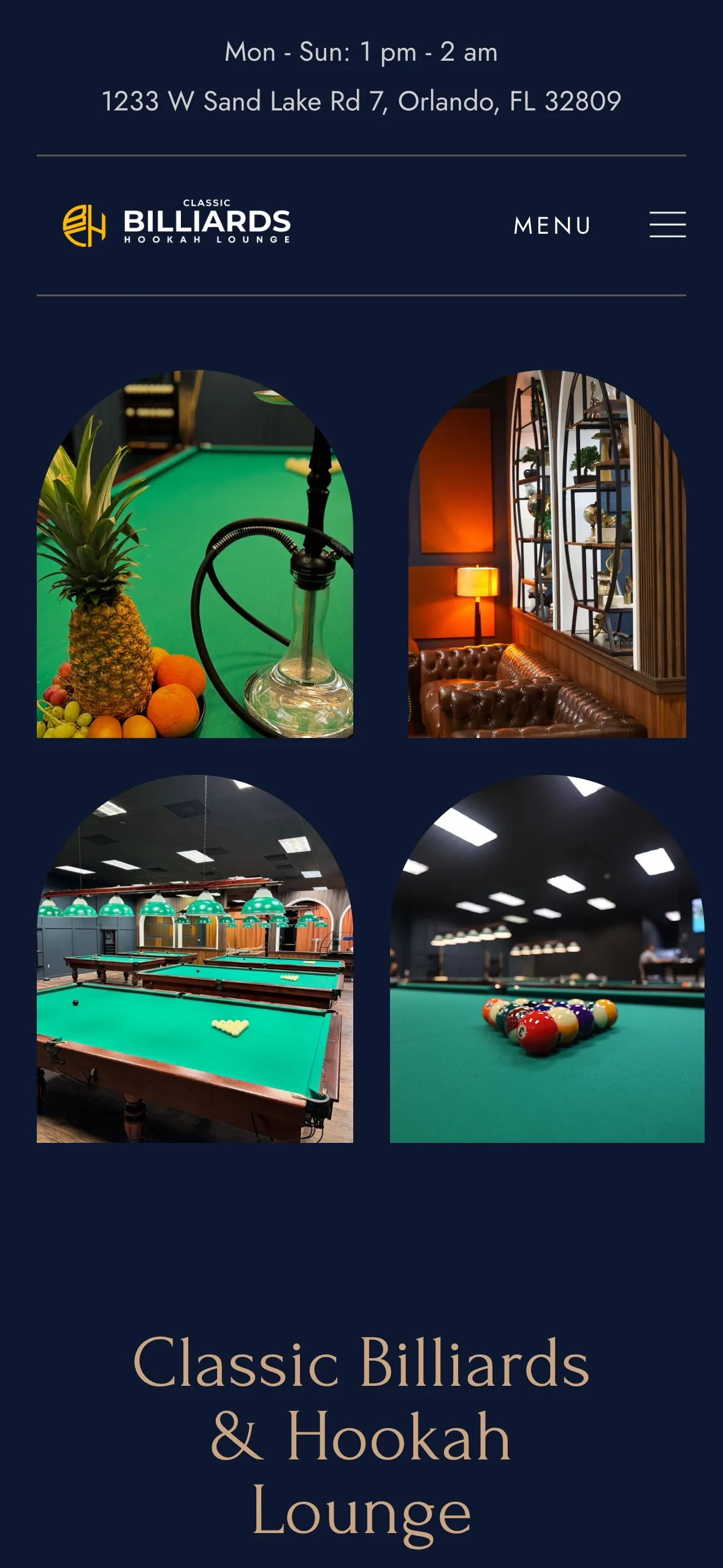 Главная Classic Billiards на телефоне: часы работы, адрес и арочные фотографии